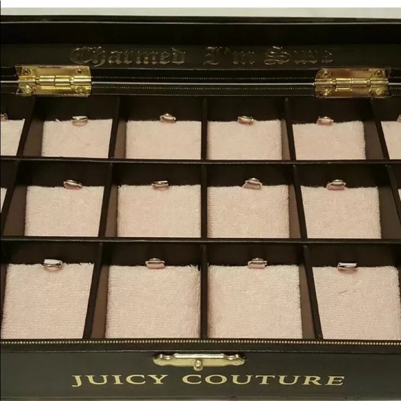 New Juicy Couture CHARMS display CASE jewelry box - Picture 4 of 6